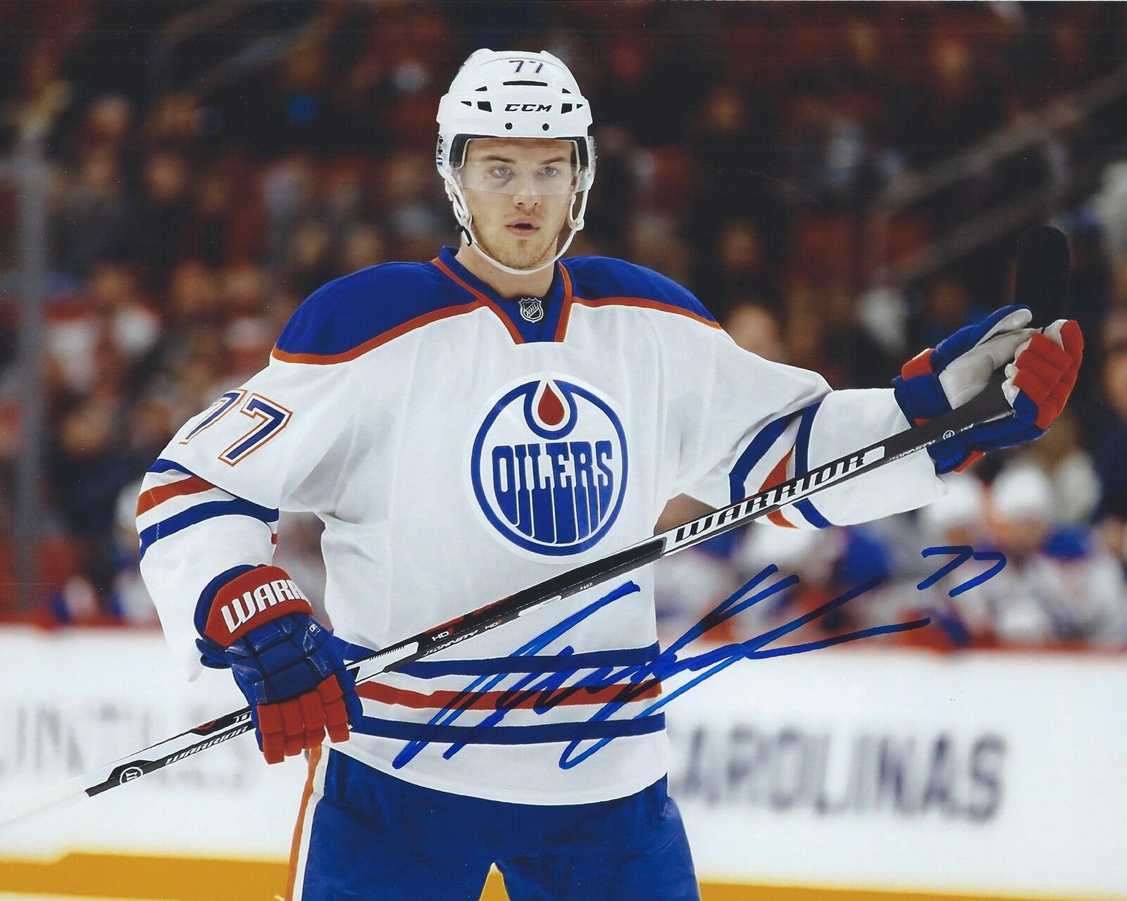 Oscar Klefbom Signed 8x10 Photo Poster painting Edmonton Oilers Autographed COA