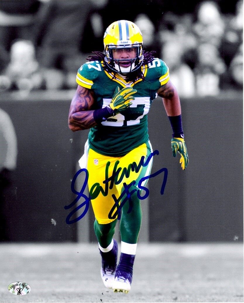 Autographed JAMARI LATTIMORE Green Bay Packers 8x10 Photo Poster painting w/COA