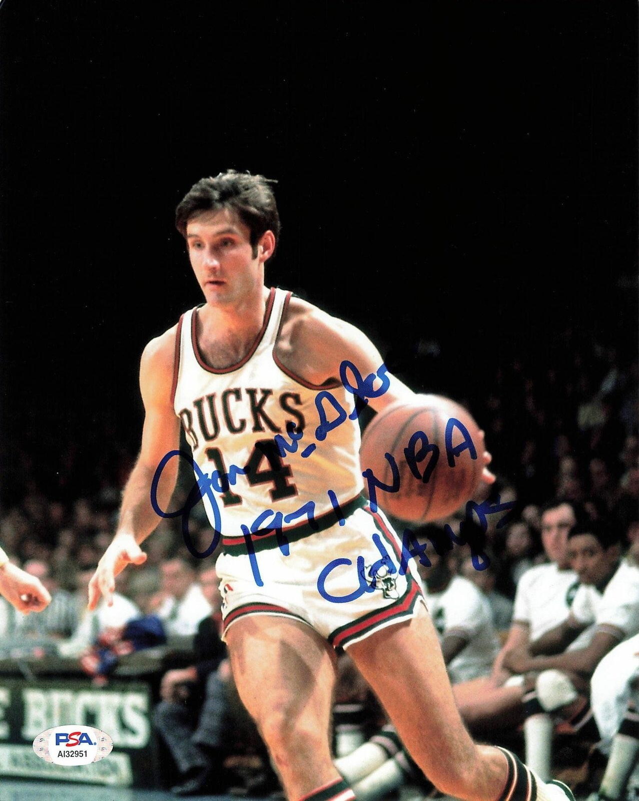 Jon McGlocklin signed 8x10 Photo Poster painting PSA/DNA Milwaukee Bucks Autographed