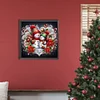 Diamond Painting-DIY Round Part AB Drill Christmas Snowman (35*35CM)