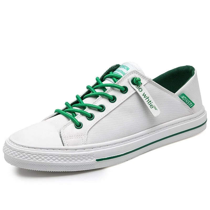 New canvas shoes, sneakers, sports casual white shoes, casual sports shoes, can step on the heel, lazy low-top canvas shoes