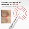 Extracteur de Points Noirs Pinces Acn&eacute; Et Com&eacute;dons En Acier Inoxydable 3 Types