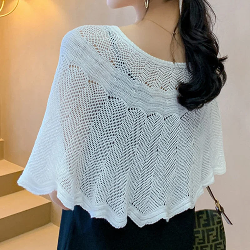 Knitted Sunproof Shawl