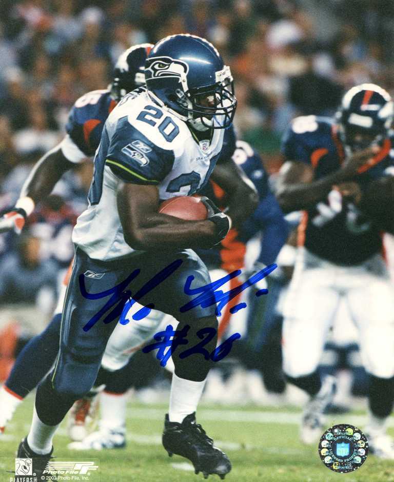 Maurice Mo Morris Seattle Seahawks Autographed Signed 8x10 Photo Poster painting CFS Holo COA