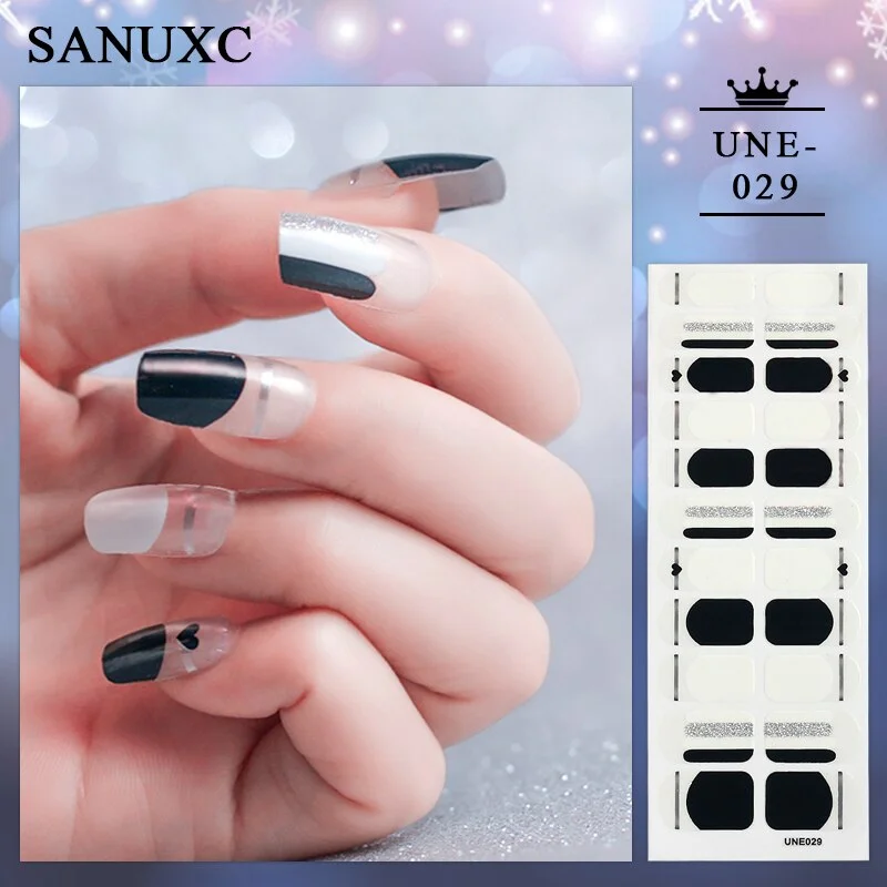 Churchf 22 Tips Shiny Nail Polish Stickers Wholesale Nail Art Decoration Decals Fashion Nail Stickers for Woment Manicure Gifts-Nail Inspo-Outfit Ideas