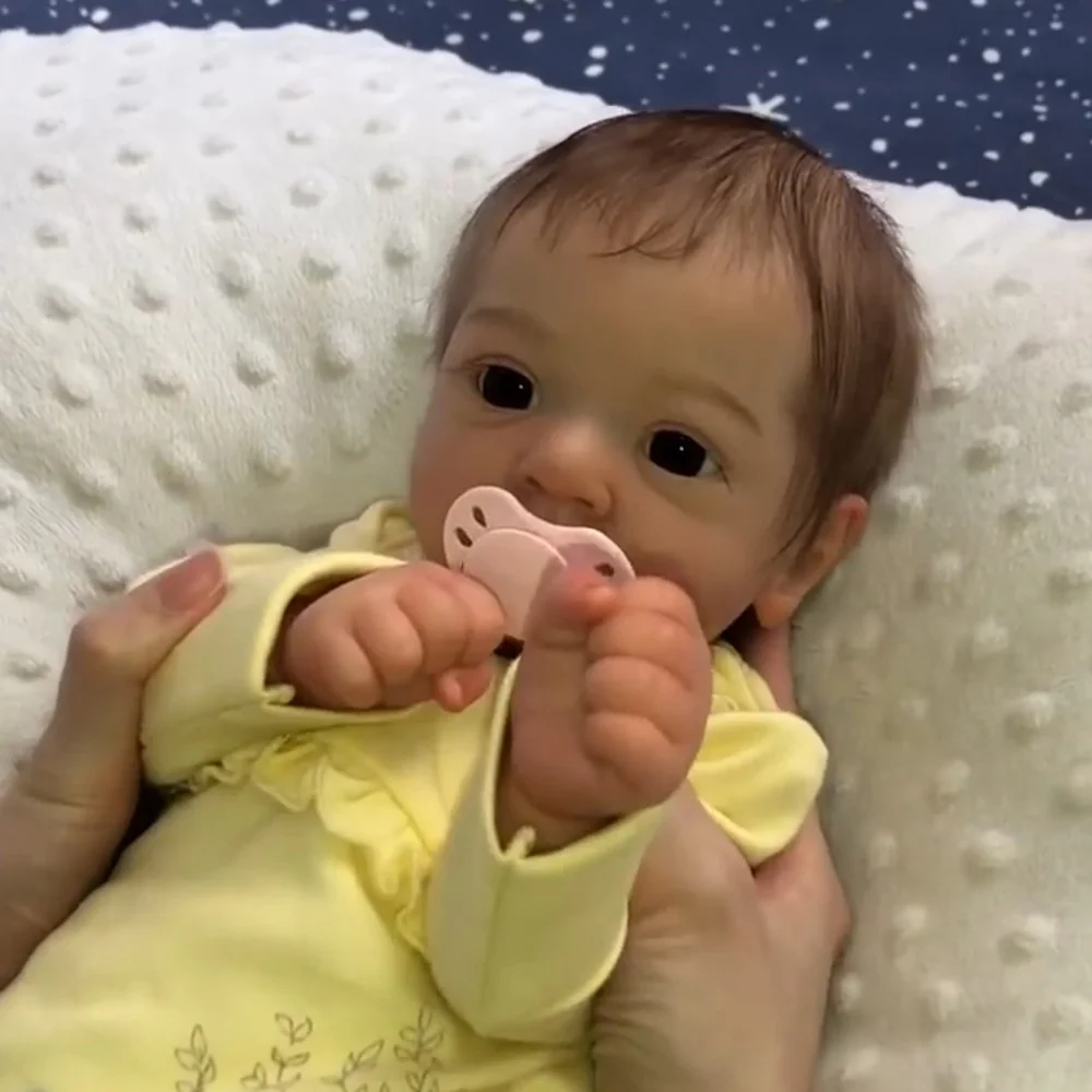 👍𝑻𝑶𝑷 𝑹𝑬𝑪𝑶𝑴𝑴𝑬𝑵𝑫🔥17'' Wanisa Realistic Cute Reborn Baby Dolls