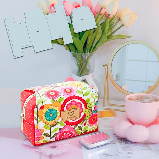 Cute Zipper Pouch & Makeup Bag Sewing Template &ndash; With Tutorial