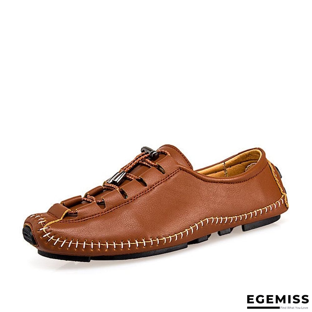 Men's Comfort Shoes Leather Spring / Fall Oxfords Red / Brown / Black / Party & Evening / Party & Evening / EU42 | EGEMISS