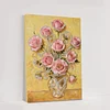 DIY Pearl Painting Pink Roses for Home Wall Decor with Frame(40x30cm)