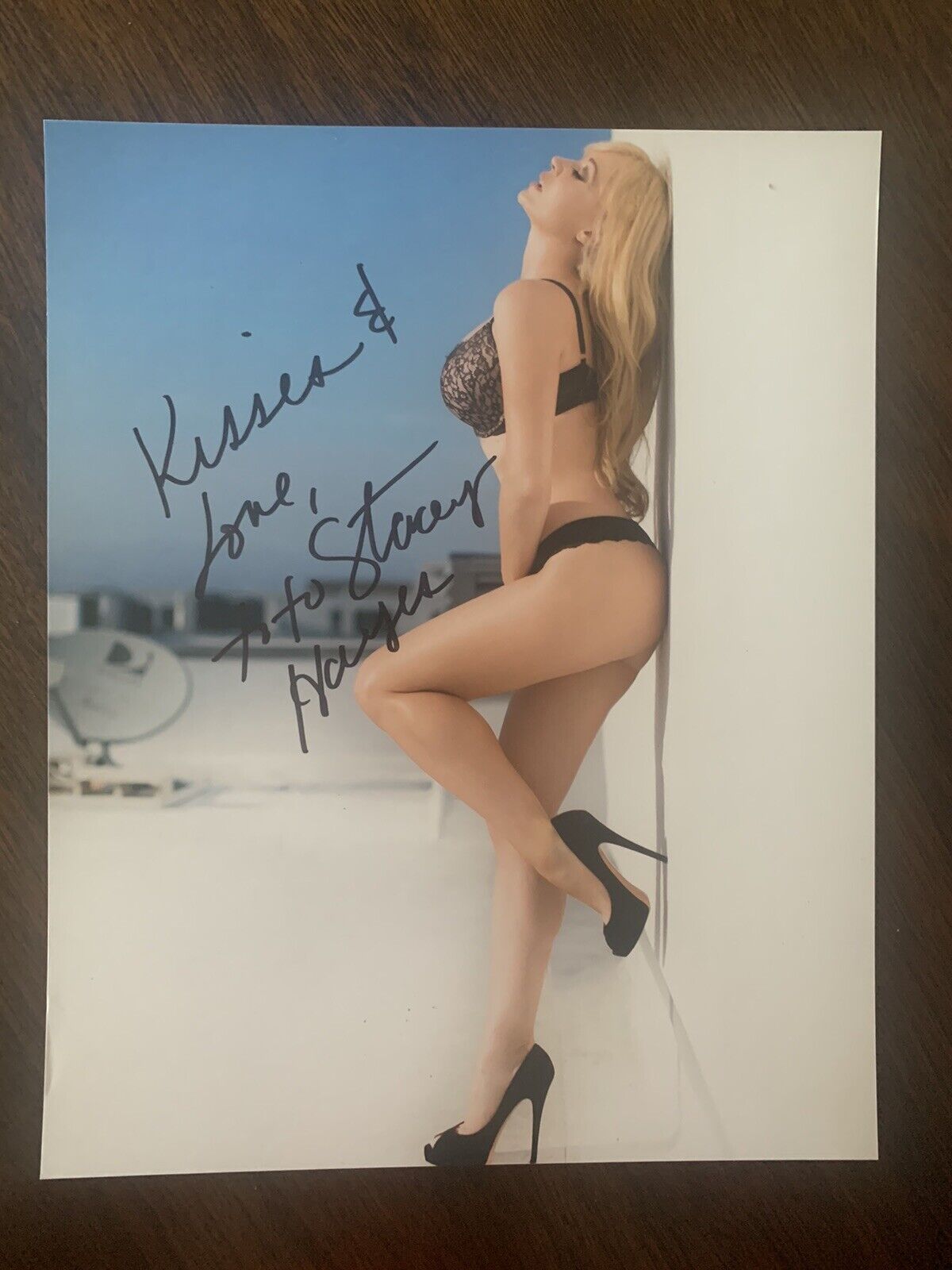 Stacey Hayes signed 8x10 Photo Poster painting Autographed Sexy Hot Model