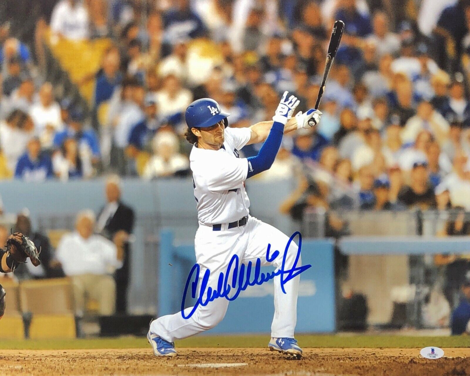 Charlie Culberson Signed Los Angeles Dodgers 16x20 Photo Poster painting BAS Beckett B11088