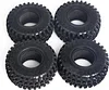 AMK 4Pcs Off Road Rubber 128 * 54mm 2.2 Tires for 1/10 RC Crawler Cars Axial SCX10 90046 RR10 WRAITH TRX4 KM2 KM4 Accessories