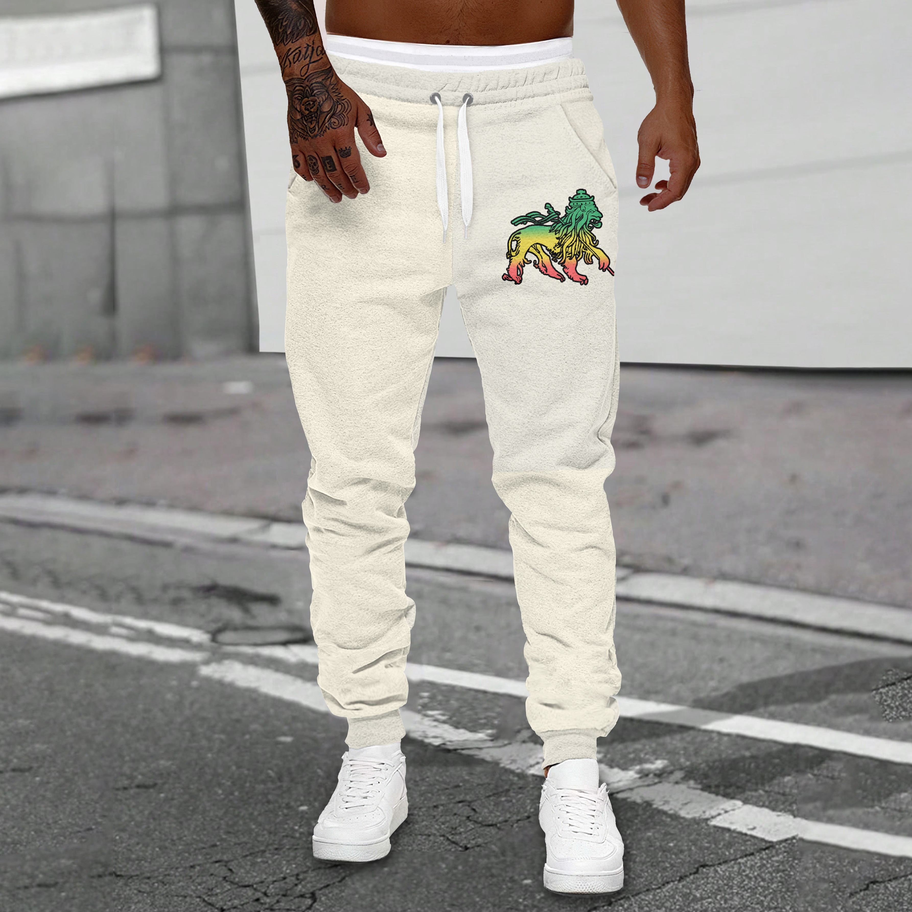 Reggae Gradient Lion Stylish Sweatpants wearshes