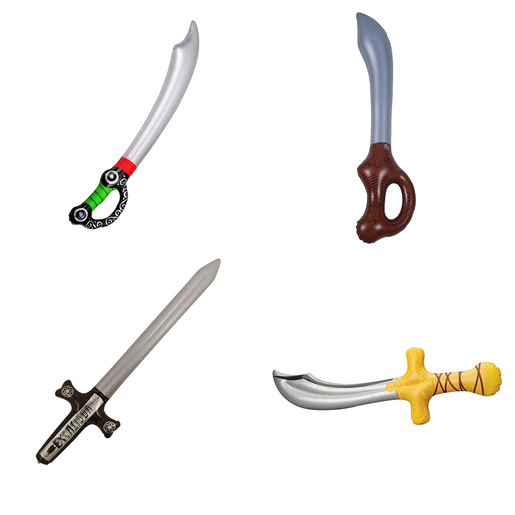 

Inflatable Swords Simulation Pirate Cutlass Toys Stage Cosplay Props, 501 Original