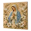 Framed Dove of Peace and Lady - Pearls Painting Kit DIY Diamond Painting Pearl Dot Crafts 20x20CM