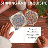 6PCS Diamond Painting Mandala Greeting Cards Postcards with Envelopes