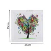 Heart Shaped Tree  | Crystal Rhinestone  | Full Round Diamond Painting Kits
