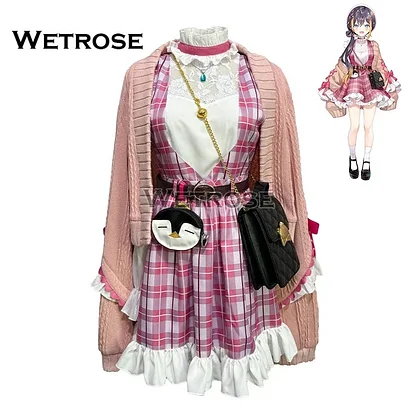 [Wetrose] In Stock Petra New Casual Outfit Dating Dress Nijisanji EN Vtuber Gurin Peto Petwa Penguin Cosplay Costume