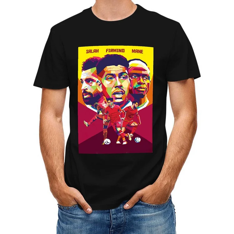Salah Inspired Firmino Inspired Mane  Lethal Trio Short Sleeve Soccer Culture Tee