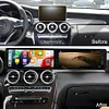 Doppel 12,3 Zoll Mercedes Benz C GLC Android-Bildschirm-Anzeige Apple CarPlay mit Co-Pilot-Bildschirm
