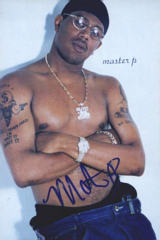 TRU Master P Percy Miller signed rap 4x6 Photo Poster painting W/Certificate Autographed (A0004)