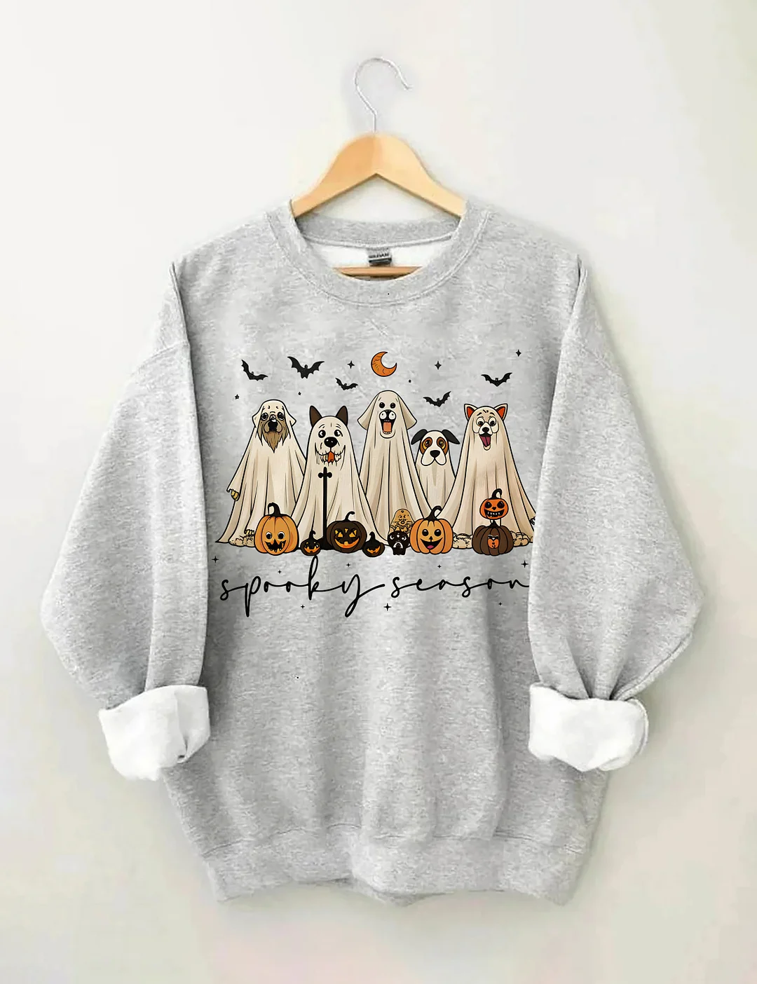 Retro Ghost Dog Sweatshirt