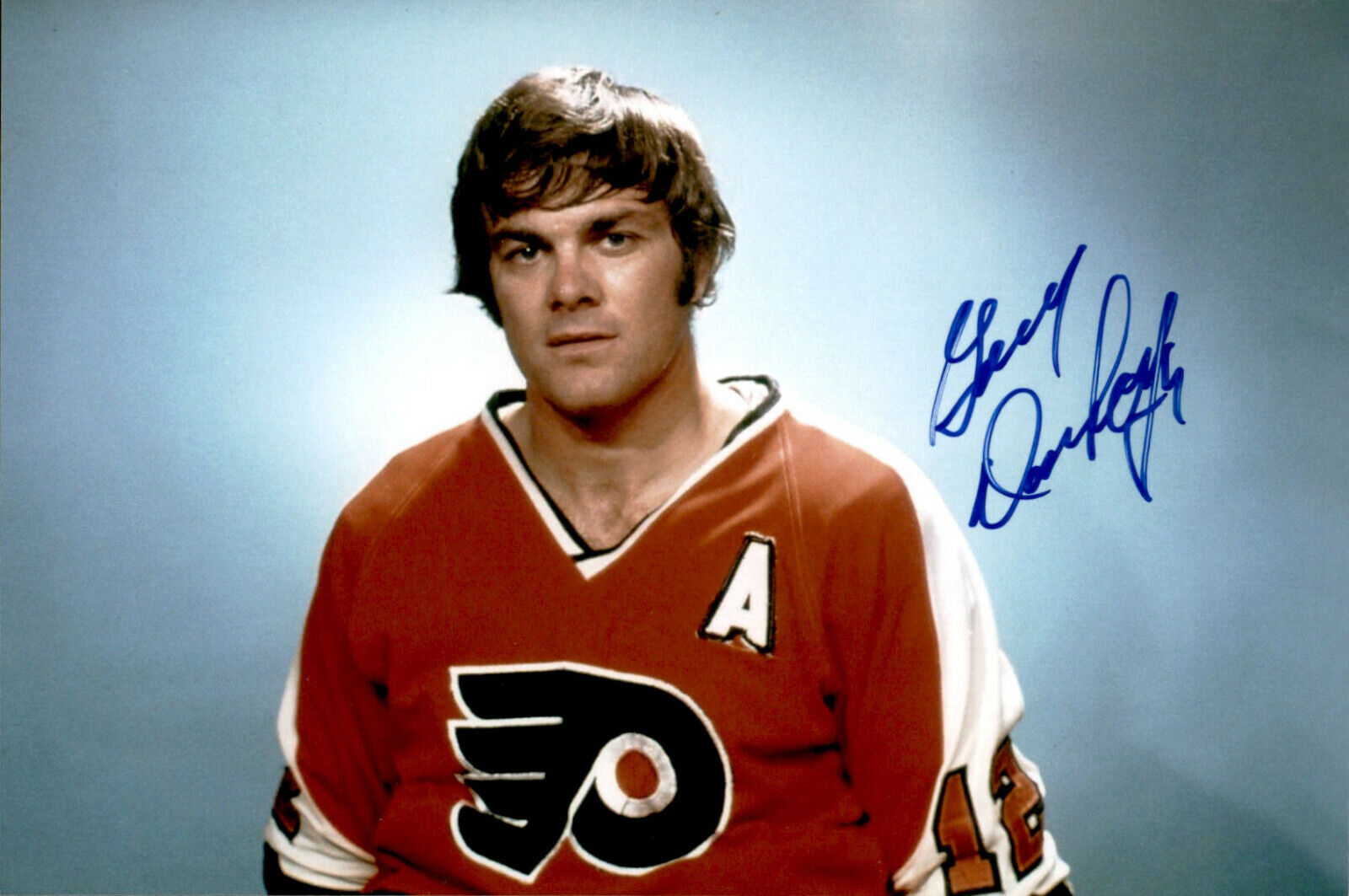 Gary Dornhoefer SIGNED autographed 4x6 Photo Poster painting PHILADELPHIA FLYERS #3