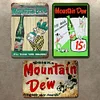 3PCS Drink Mountain Dew Soda - Metal Tin Signs Set(8*12Inch/12*16Inch) - Bar