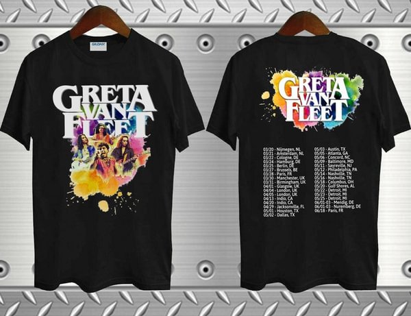 NEW Greta Van Fleet Tour Concert T-Shirt, Greta Van Fleet Tour Dates Shirt, Anniversary Gift - Shop Trendy Women's Clothing | LoverChic