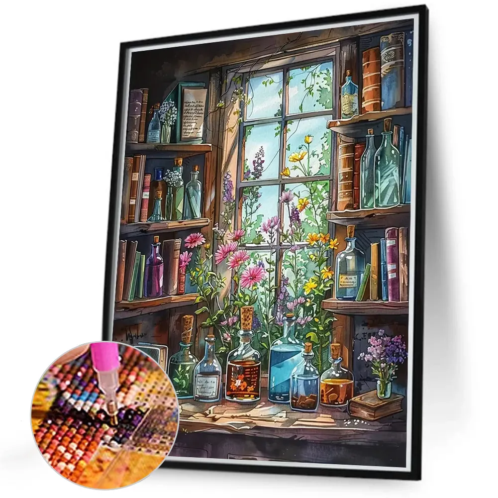 Diamond Painting - Full Round Drill - Plants(Canvas|40*50cm)