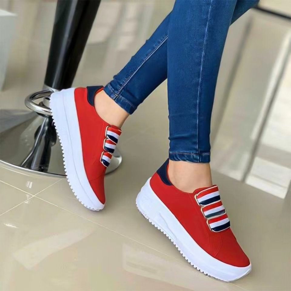 Women's Platform Round Toe Daily Casual Shoes
