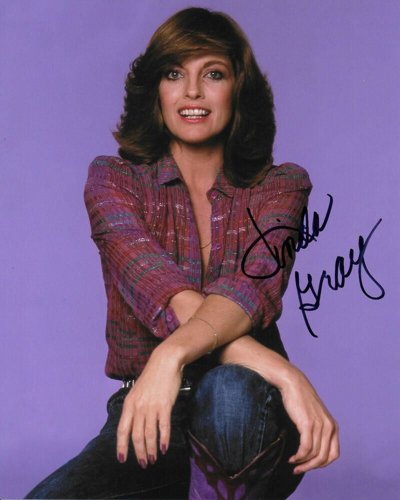 Linda Gray Dallas Original 8X10 Autographed Photo Poster painting #16