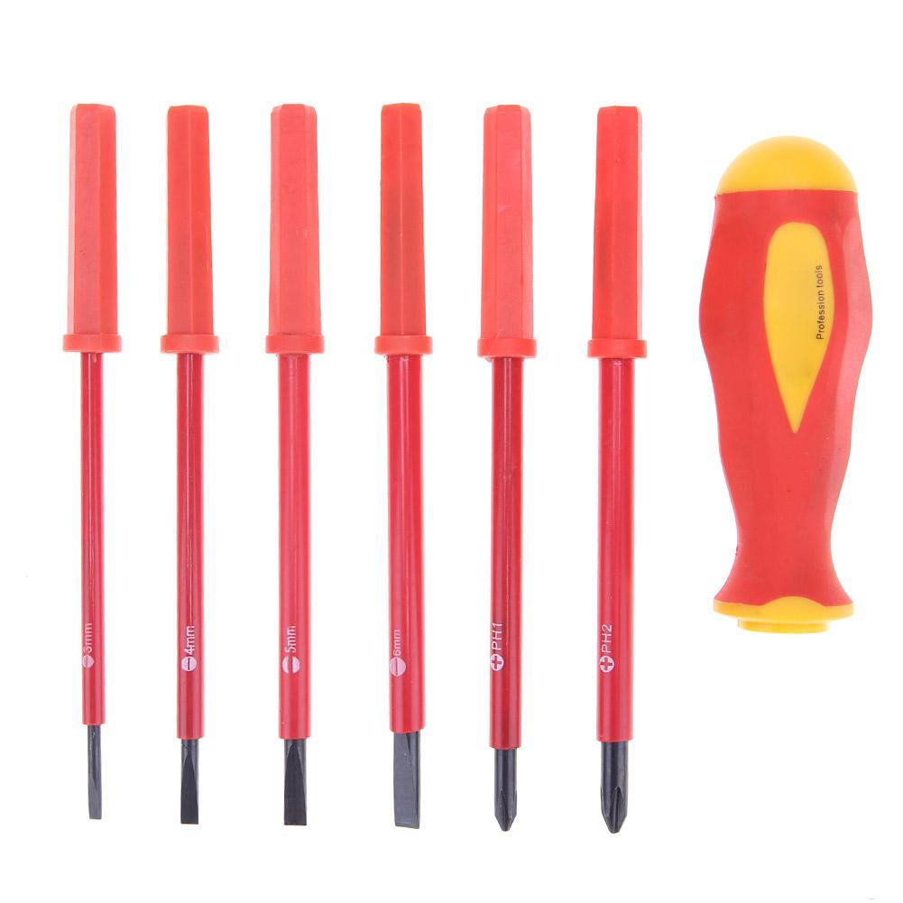 

7pcs Multifunction Screwdriver Bit Set Insulated Screw Driver Repair Tool, 501 Original