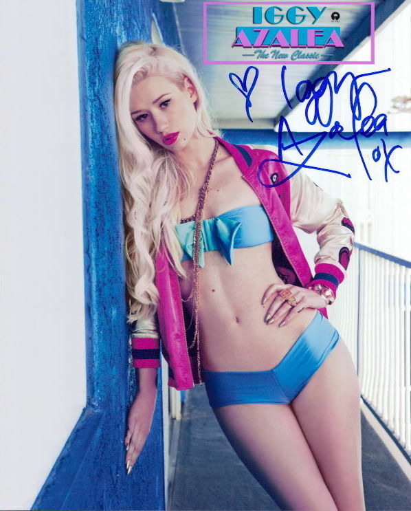 Iggy Azalea signed 8X10 Photo Poster painting in-person