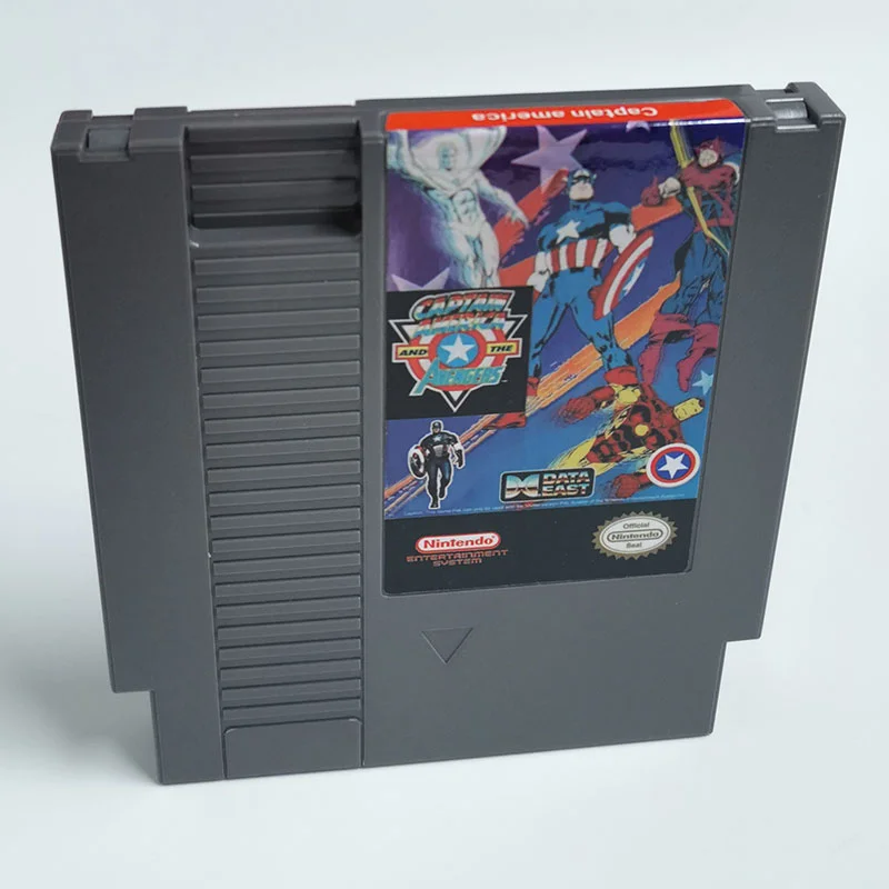 Captain America For Nintendo NES - 8 Bit Game Cartridge
