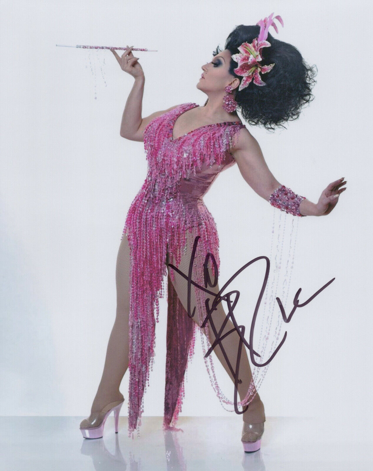 BenDeLaCreme (RuPaul's Drag Race) signed 8x10 Photo Poster painting In-person