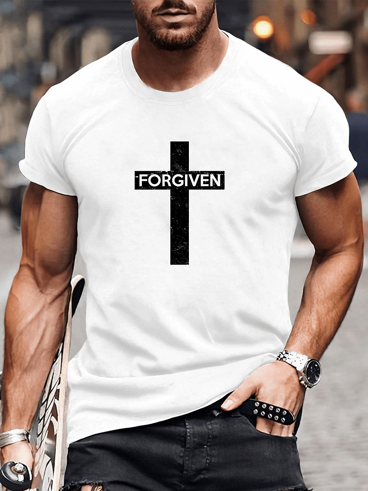 Forgiven Cross, Men's T-Shirts