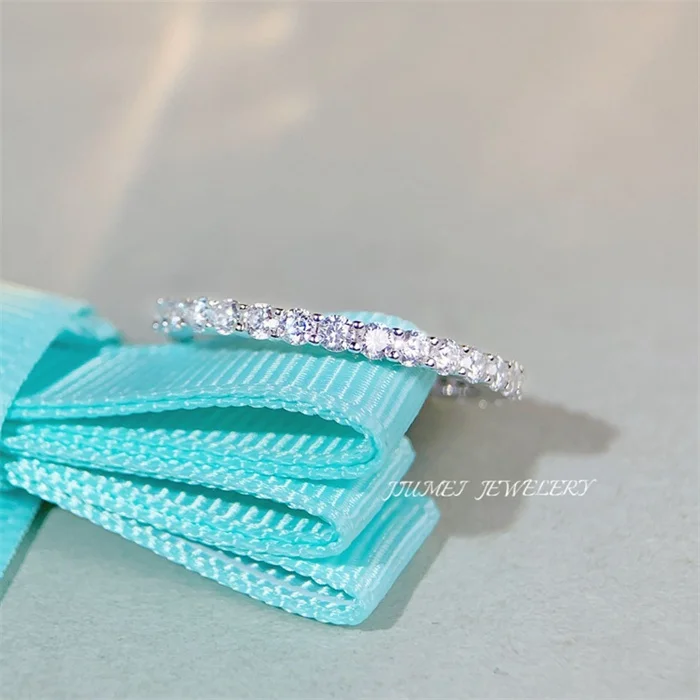 Artificial Diamond Silver Ring #1523