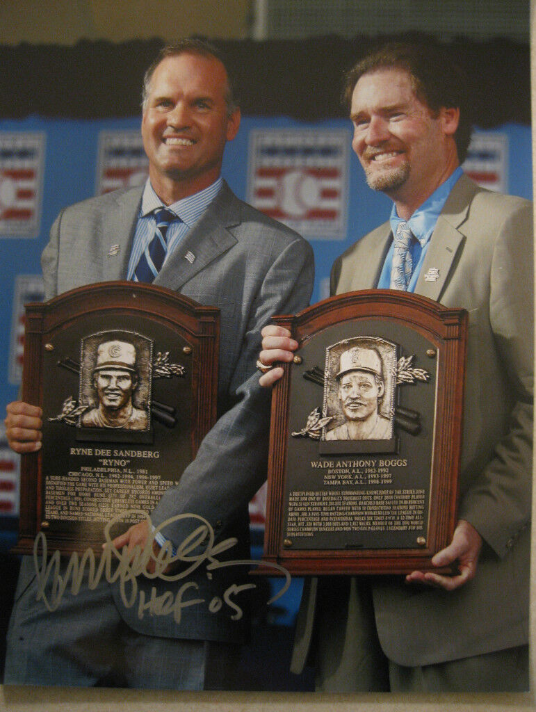 Chicago Cubs RYNE SANDBERG Signed 11x14