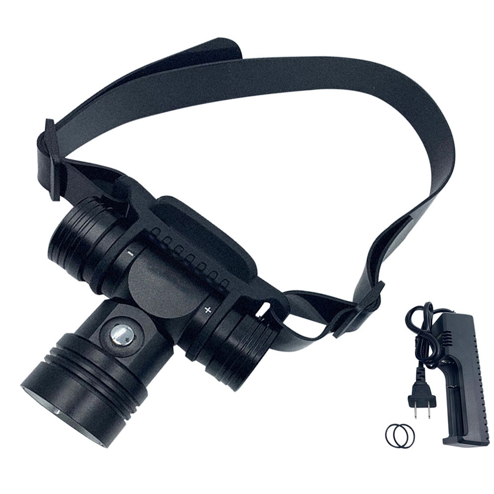 

Dh01 Xm-L2 LED Head 1000LM Camping Diving Head + Charger, White, 501 Original