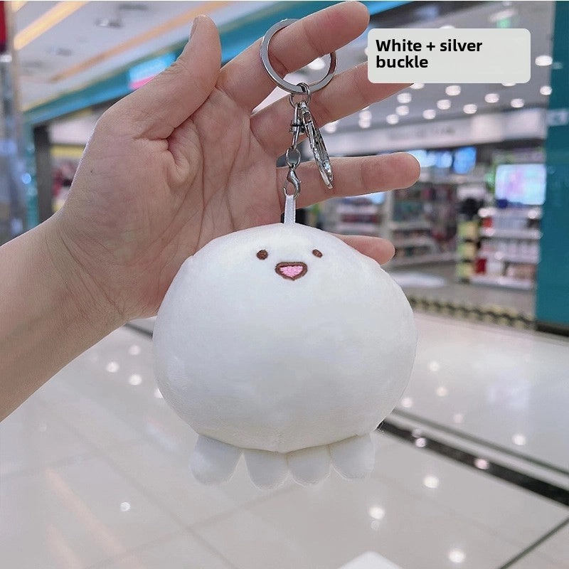 Plush Doll Octopus Small Group Pendant Doll Girl Heart Doll Bag Pendant Hair Key Chain Doll Doll
