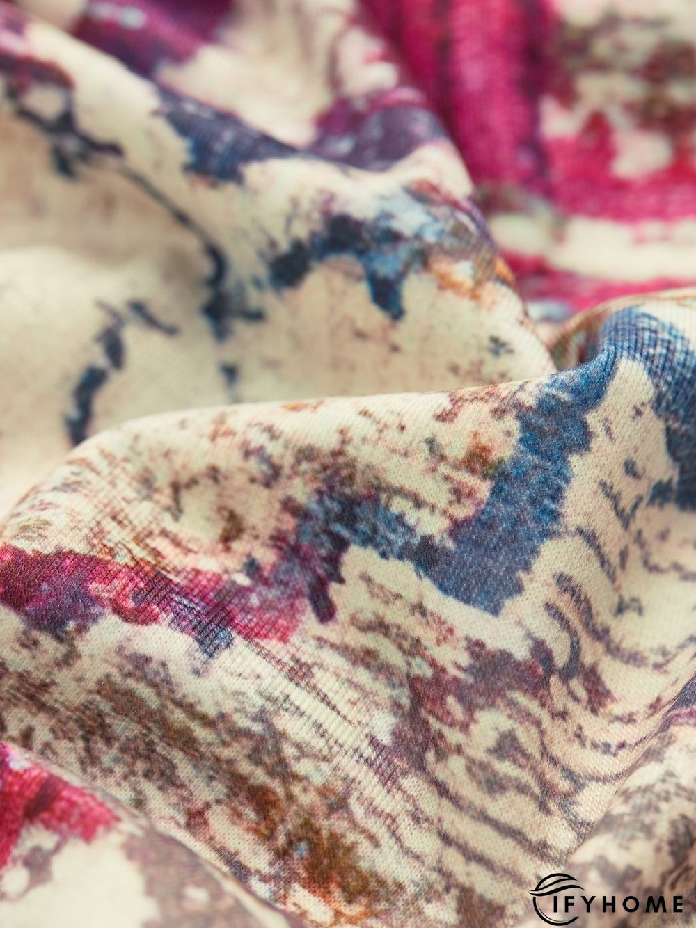 Ethnic Short Sleeve Buttoned Crew Neck Casual Tunic T-Shirt | IFYHOME