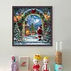 Christmas Eve-11CT Stamped Cross Stitch 50*50cm/19.69*19.69in tapestrymarket