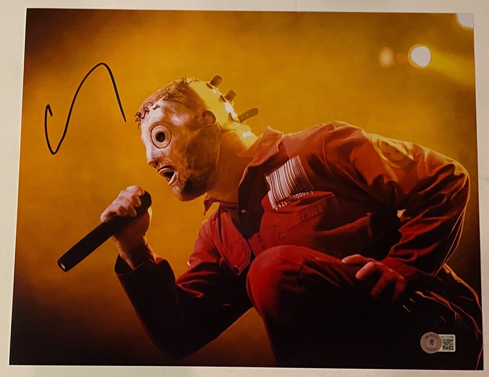 Corey Taylor Signed Autograph 11x14 Photo Poster painting Slipknot Stone Sour Proof Beckett COA