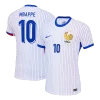 MBAPPE #10 France Away Authentic Soccer Jersey EURO 2024