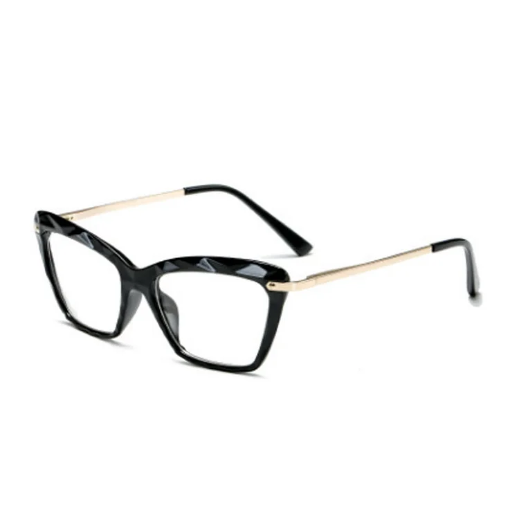 Trending Square Women Reading Glasses Frame Crystal Multi-section Brand Design Optical Computer Glasses Oculos De Sol Eyewear