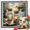 (US Local)Bottles Cans-11CT Counted Cross Stitch Kit(45x45cm)