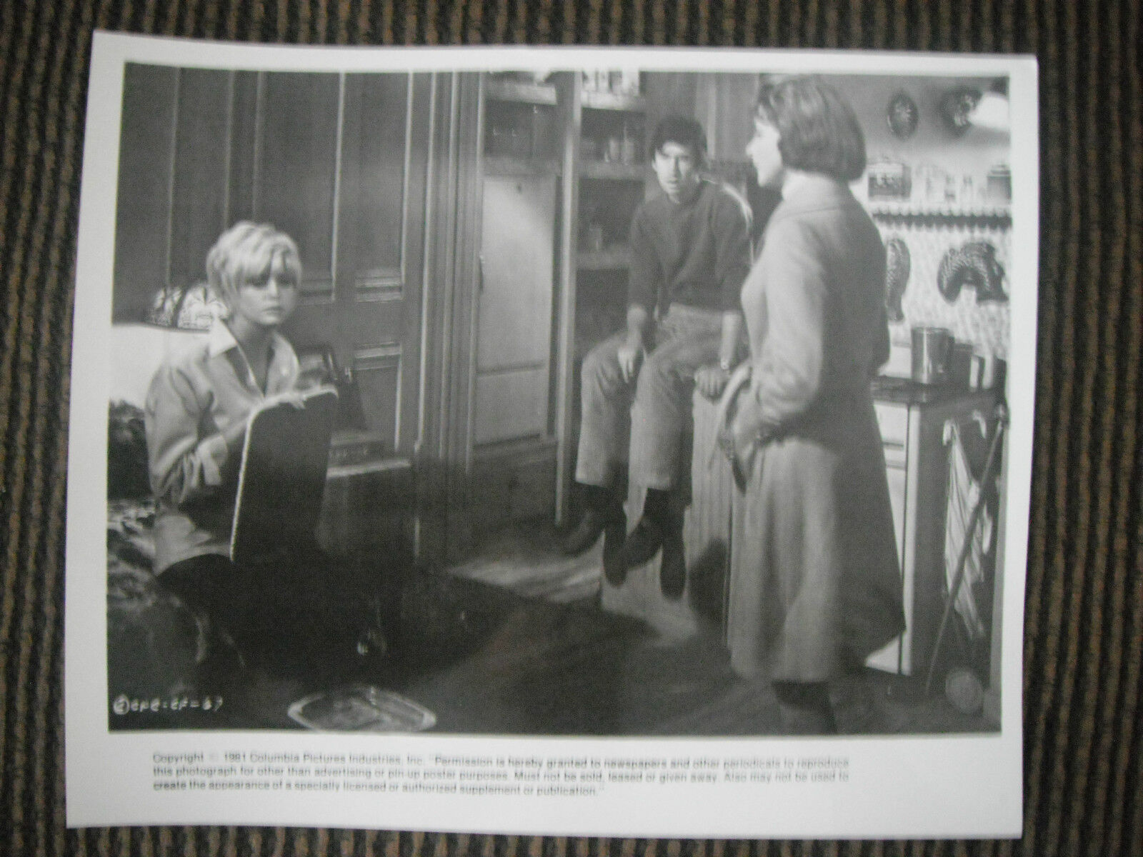 Goldie Hawn Good Morning World? 8x10 B&W Promo Photo Poster painting Lobby Card