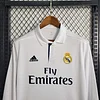 2016-2017 Retro Long Sleeve Real Madrid Home Football Shirt 1:1 Thai Quality