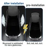 Angel Wings Car LED Projector Light Car Side Mirror, Chassis Modification LED Light Universal Projector Light Car Accessories Suitable for All Car Models